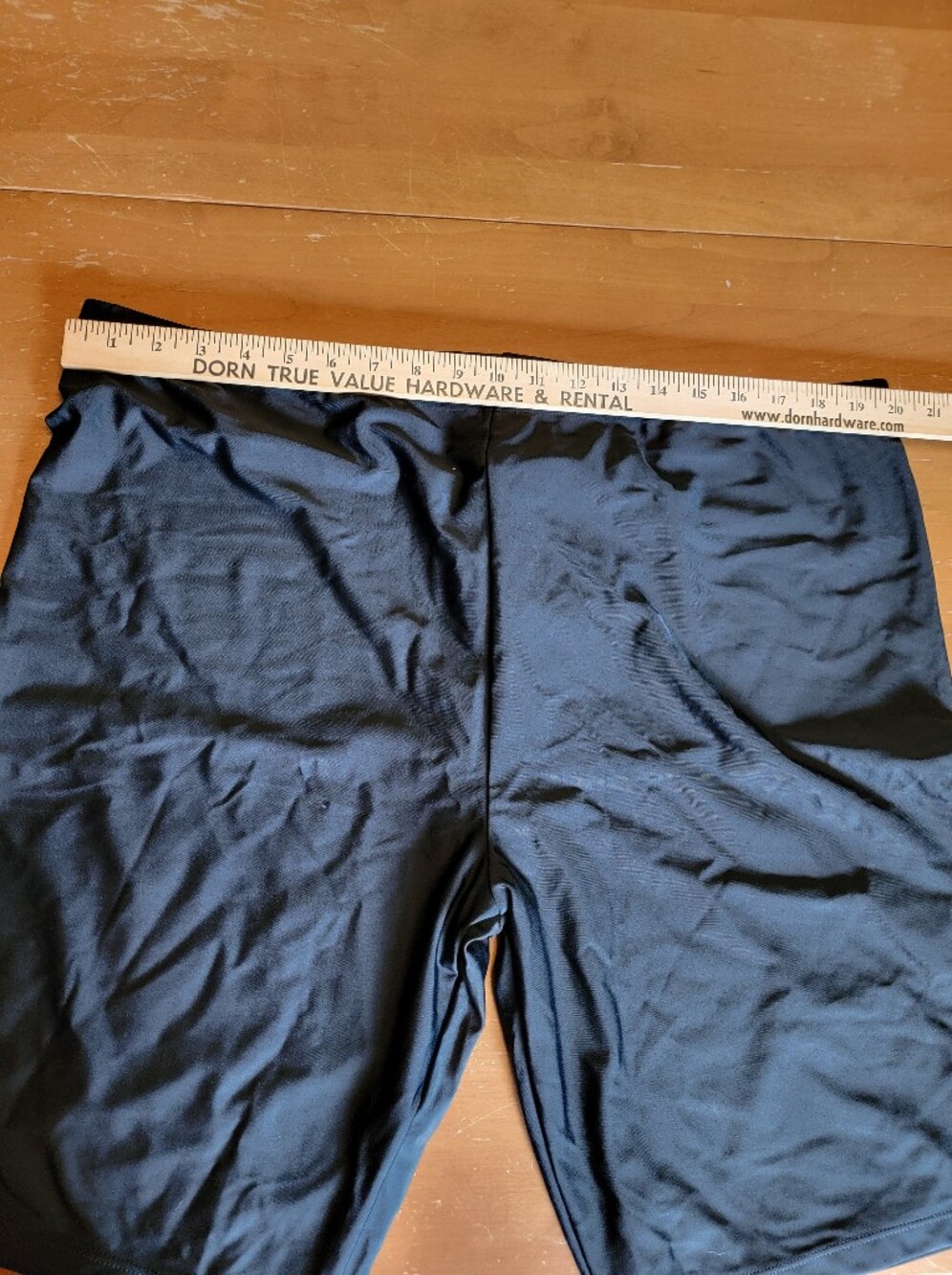 Womens Black Swim Shorts Bikini Bottoms Line Belly Size 4X NWT - Picture 7 of 8
